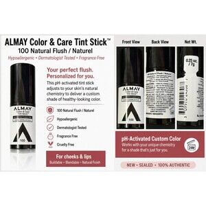 Almay Color & Care Tint Stick – 100 Natural Flush